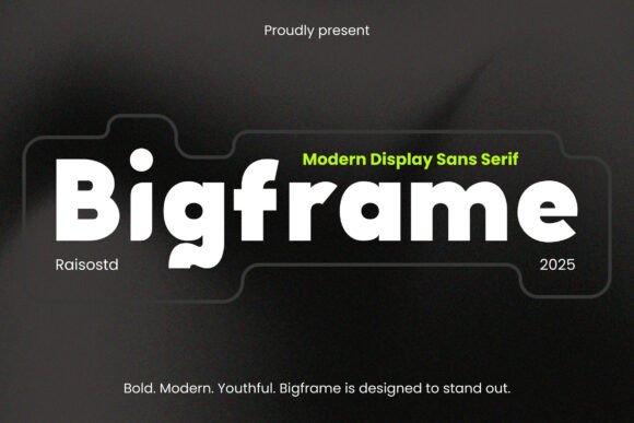 Bigframe: The Bold Typeface for Strong Small Business Branding