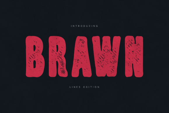 Brawn: A Bold Display Typeface for Authentic Web Design