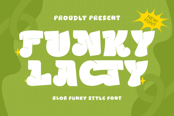 Funky Lacy: The Bold Display Font for Handmade Product Labels and Signs
