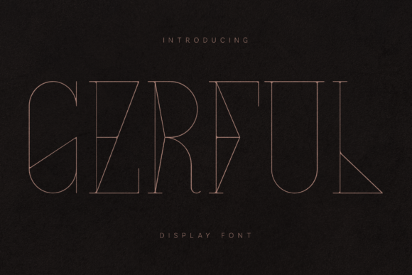 Gerful: The Display Typeface for Modern Web Design