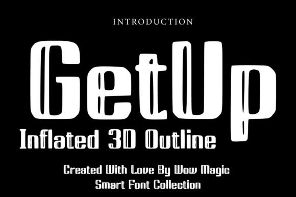 Get Up: A Bold Display Typeface for Playful Editorial Design