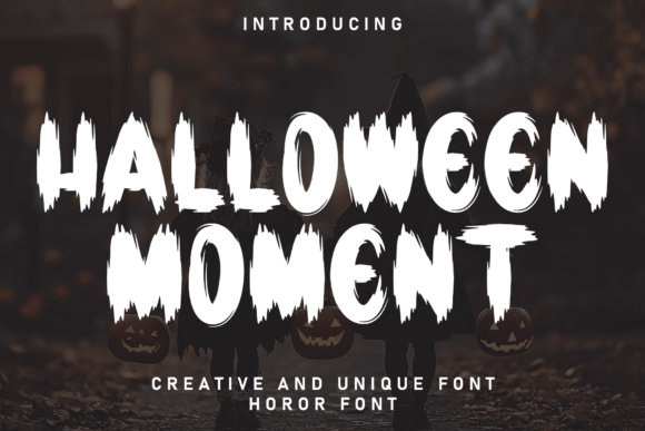 Halloween Moment: A Cozy Display Font for Handmade Creators