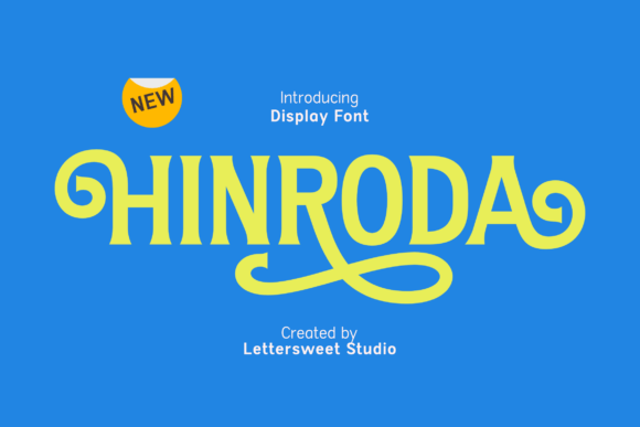 Hinroda: A Bold Display Font for Eye-Catching Campaigns