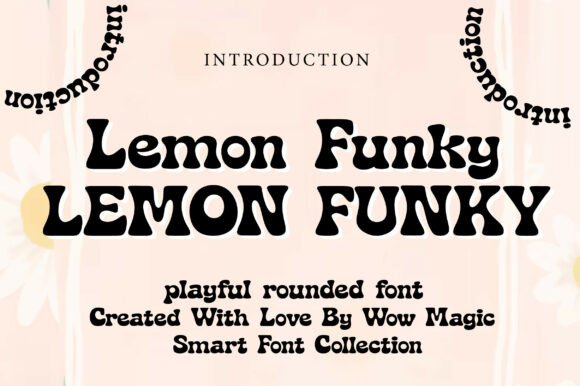 Lemon Funky Display Font for Handmade Creations