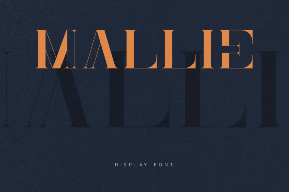Mallie: The Premium Display Typeface for Scroll-Stopping Visuals
