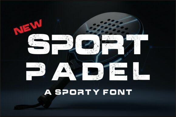 New Sport Padel: The Bold Display Font for Crafters and Sellers