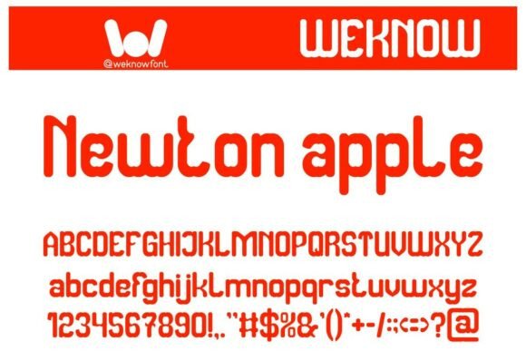 Newton Apple: The Retro Display Typeface for Scroll-Stopping Marketing