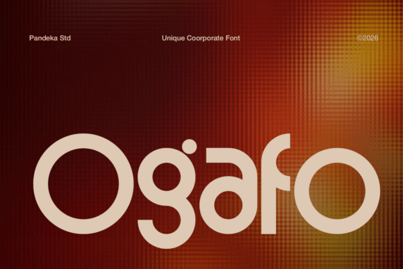 Ogafo: The Modern Display Font for High-Impact Campaigns