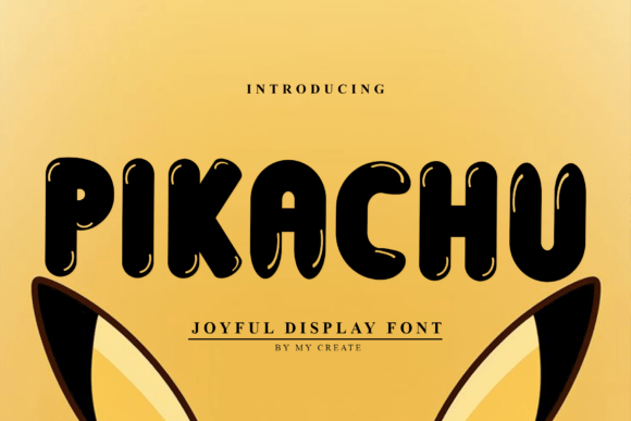 Pikachu: The Playful Typeface That Elevates Editorial Design
