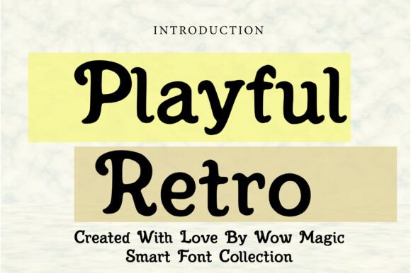 Playful Retro: The Vintage Typeface That Transforms Small Business Branding