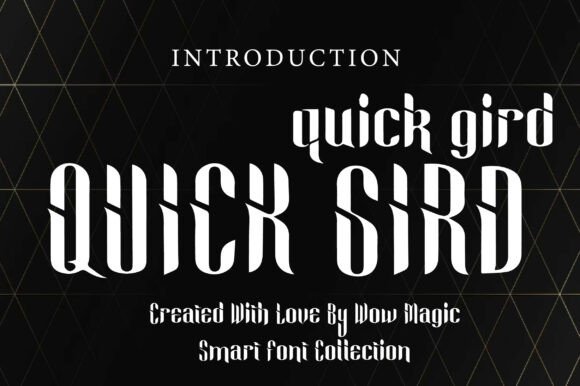 Quick Gird: The Bold Display Typeface for High-Impact Campaigns