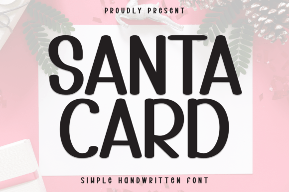 Santa Card: The Playful Display Font for Warm Editorial Design