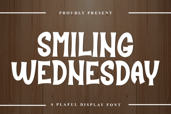 Smiling Wednesday: A Festive Display Typeface for Holiday Web Design
