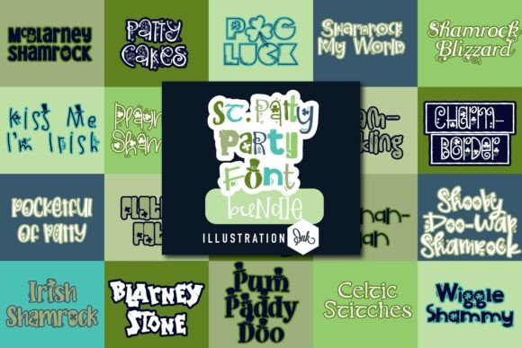 St. Patty Party: A Playful Typeface for Festive Editorial Design
