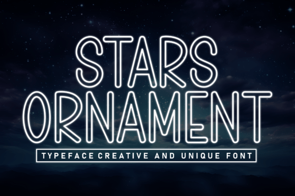 Stars Ornament: A Handwritten Display Font for Modern Web Design