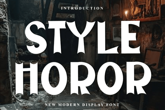 Style Horor: The Festive Display Font for Handmade Holiday Designs