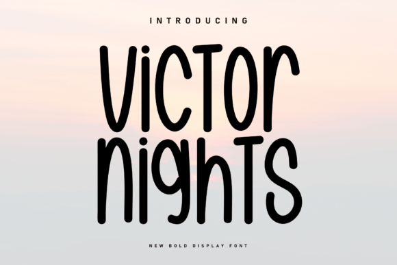 Victor Nights: A Handwritten Font for Modern Web Design