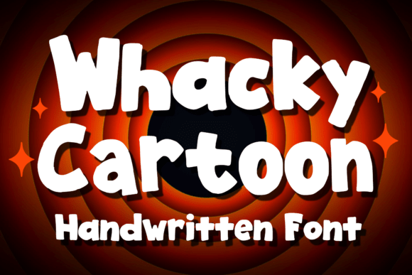 Whacky Cartoon Font for Handmade Projects