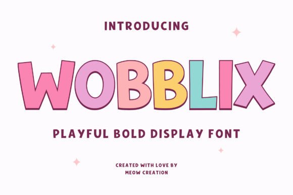 Wobblix: The Creative Typeface for Bold Small Business Branding
