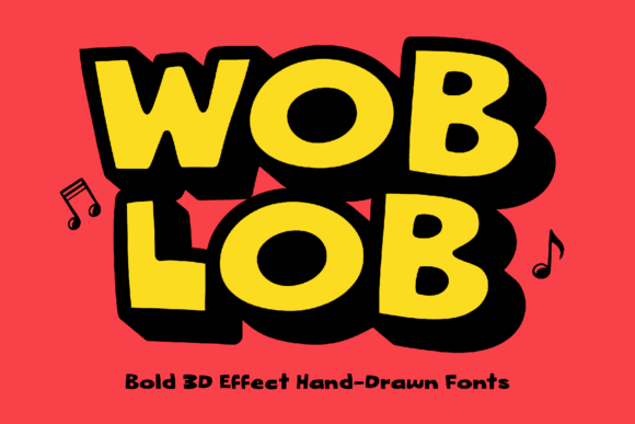 Woblob: The Bold Display Font That Elevates Handmade Crafts