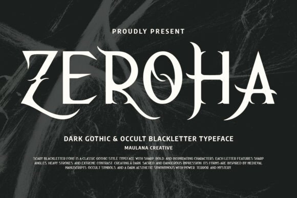 Zeroha: The Modern Serif Typeface for High-Impact Campaigns